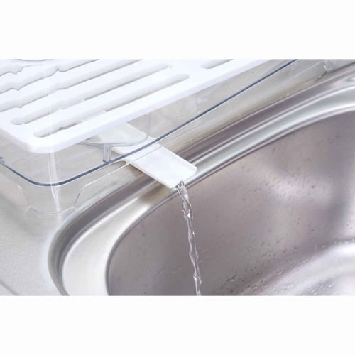 水切りラック Karatto クリア