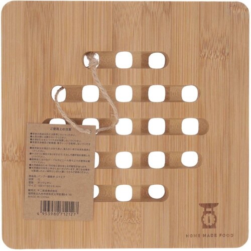 鍋敷き バンブー スクエア ラウンド スクエア