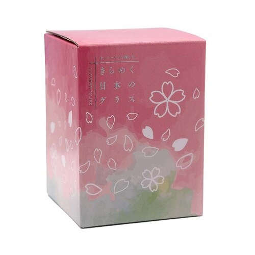 グラス 325ml きらめく日本のグラス 桜