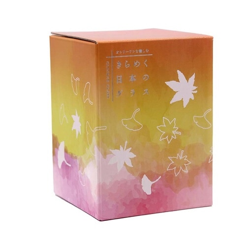 グラス 325ml きらめく日本のグラス 紅葉