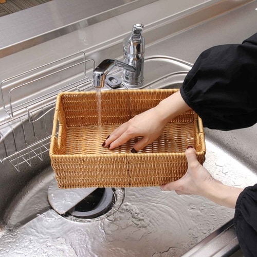 バスケット 洗えるバスケット 小物入れ 水洗い