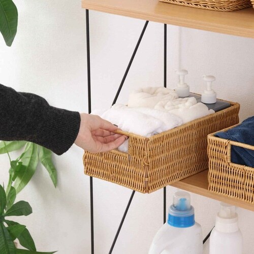 バスケット 洗えるバスケット 小物入れ 水洗い