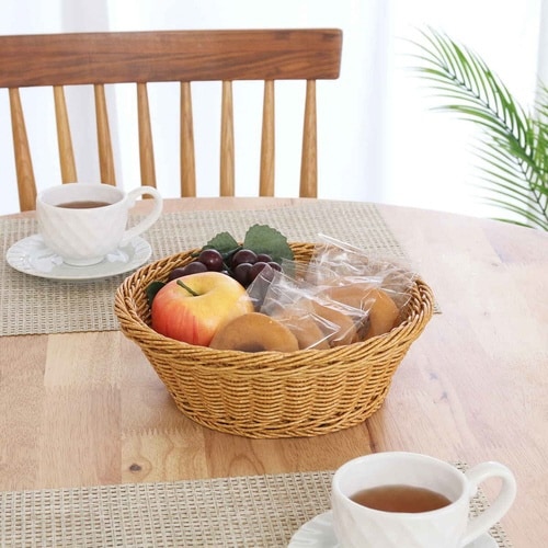 バスケット 洗えるバスケット ラウンド M 水洗い