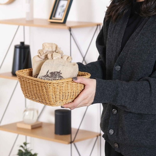 バスケット 洗えるバスケット スクエア M かご