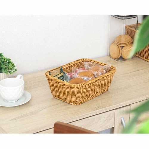 バスケット 洗えるバスケット スクエア M かご