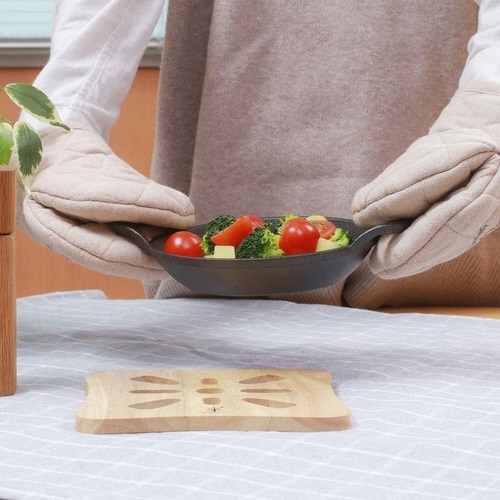 鍋敷き 木製 トリベット ボヌール スクエア