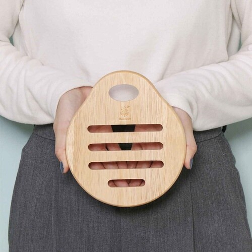 鍋敷き 木製 トリベット ボヌール ペア