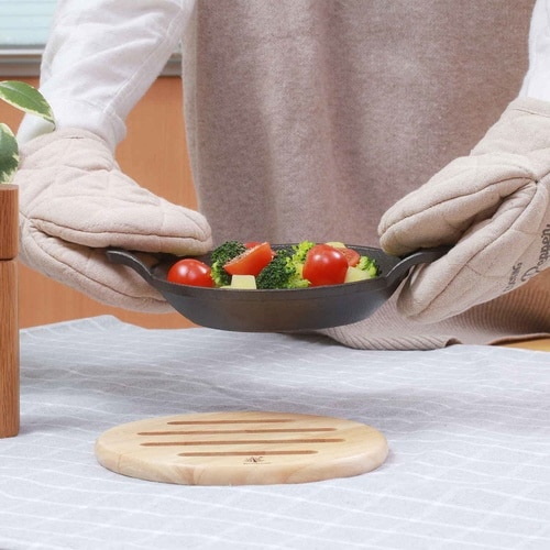 鍋敷き 木製 トリベット ボヌール ラウンド