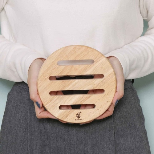 鍋敷き 木製 トリベット ボヌール ラウンド