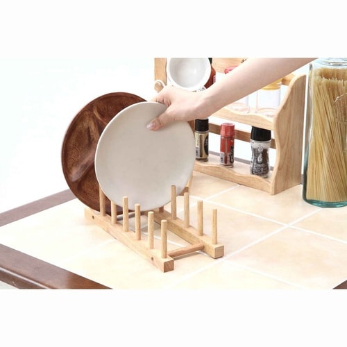 ディッシュラック 木製 ディッシュスタンド