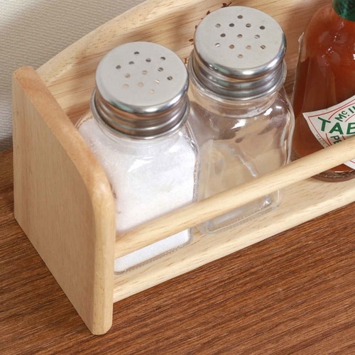 調味料ラック 木製 スパイスラック ボヌール 1段