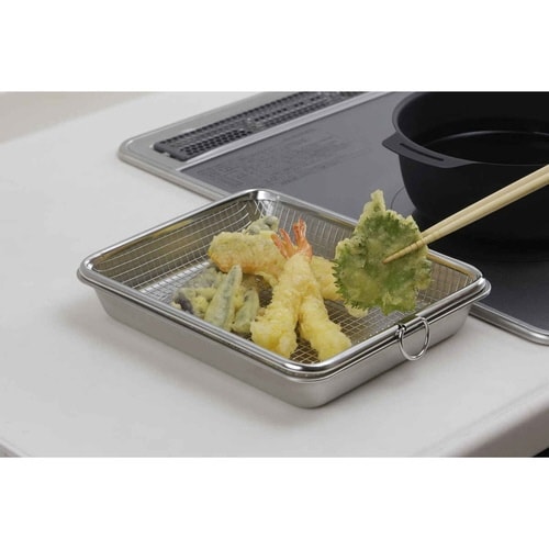 バット&ザル 2点セット 深型 ステンレス製