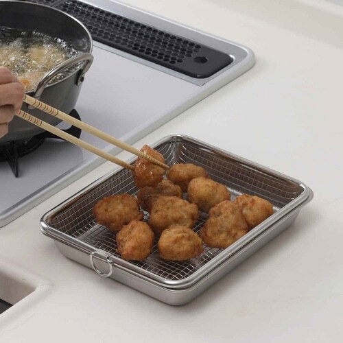 バット&ザル 4点セット 深型 ステンレス製