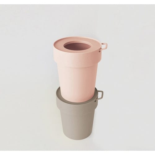 ゴミ箱 10L タップトラッシュ グレージュ