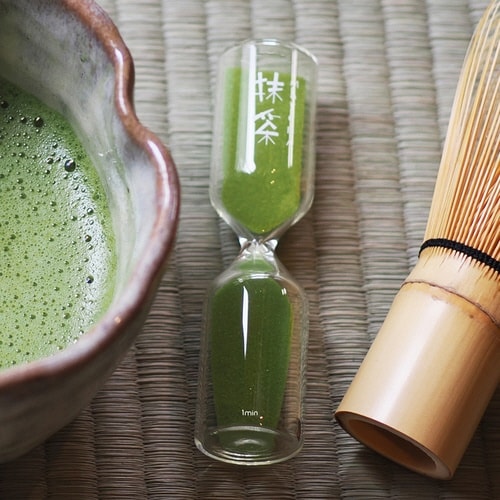 砂時計 フロウズ 30秒 1分 3分 抹茶