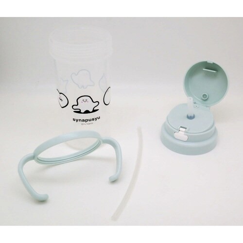 ストローボトル 持ち手付き シナぷしゅ 子供用