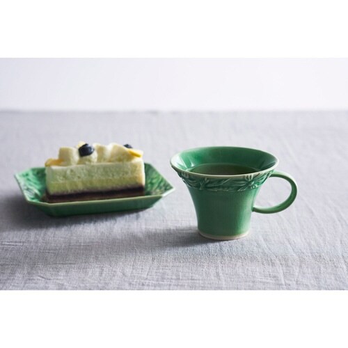マグカップ 230ml マーガリート 陶器 緑
