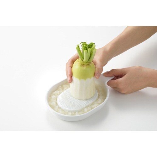おろし器 受け皿付き ニューキッチンベーシック