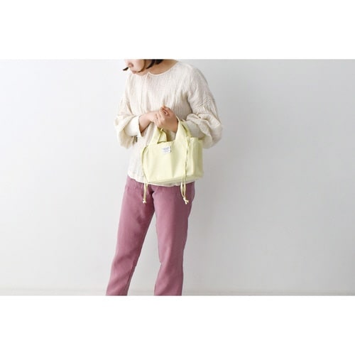 ランチバッグ 保冷 巾着 smooth イエロー