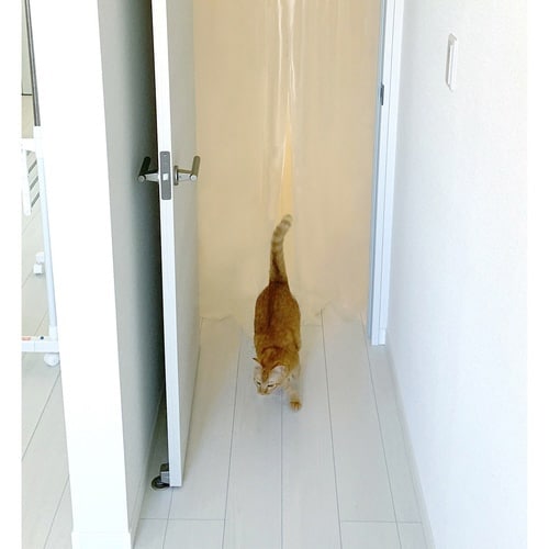 間仕切り のれん ペット用 冷気 遮断保温 透明