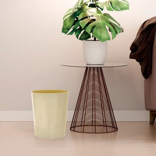 ゴミ箱 7L MOKU 丸 木目調 ナチュラル