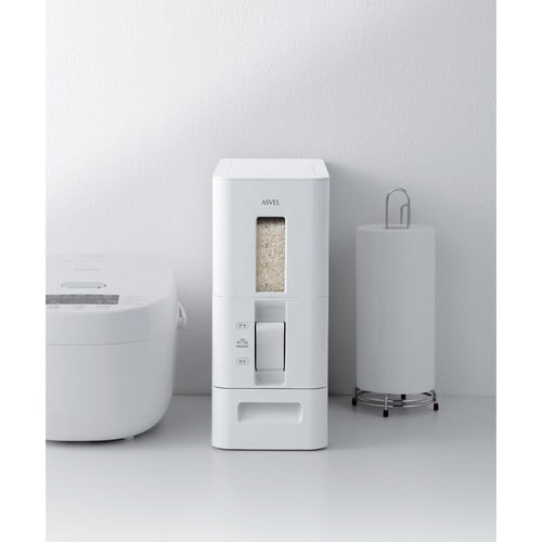 米びつ S計量米びつ 6kg ホワイト