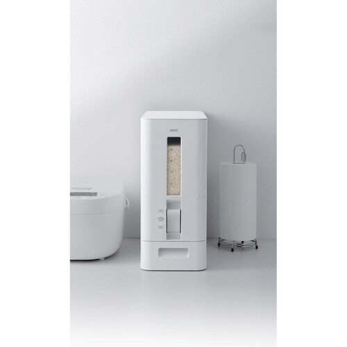 米びつ S計量米びつ 12kg ホワイト