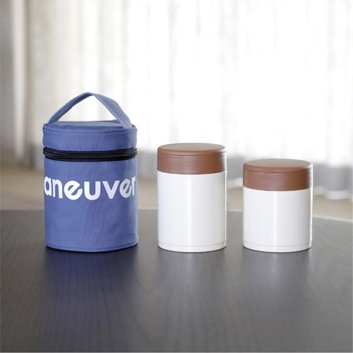 ポーチ スープジャー ブルー