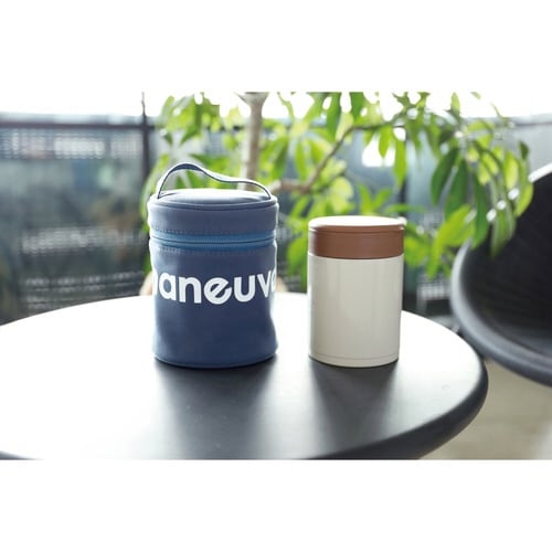 ポーチ スープジャー ブルー