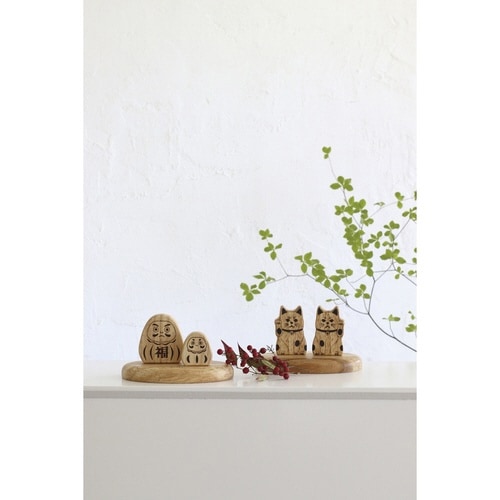 オブジェ ナインマーケ ウッドオブジェ ダルマ