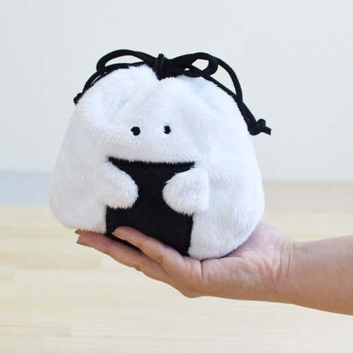 巾着 ポーチ ぎゅっとおにぎりさん のり