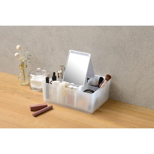 卓上 収納ケース デスクトート クリア