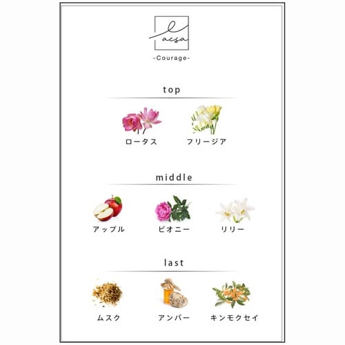 ピローミスト LACSA ラシサ Courage