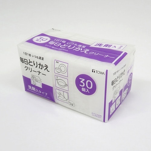 キッチンスポンジ KR毎日取替えクリーナー洗剤入