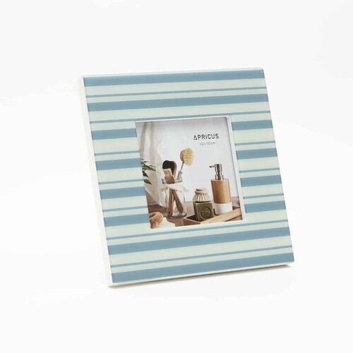 フォトフレーム アプリクス 17×17cm ブルー