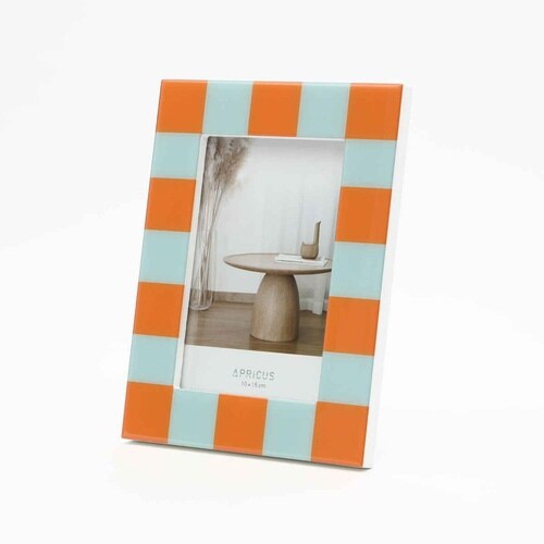 フォトフレーム アプリクス ブルー×オレンジ