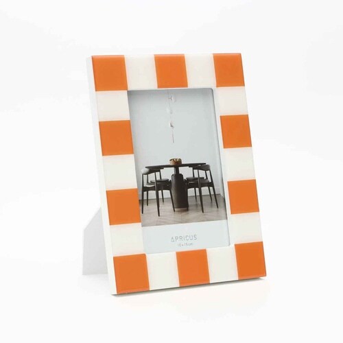 フォトフレーム アプリクス ホワイト×オレンジ