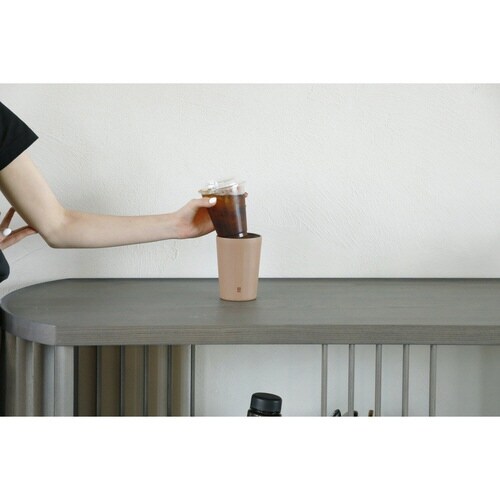 コンビニカップ フタ付き M GOMUG モカ