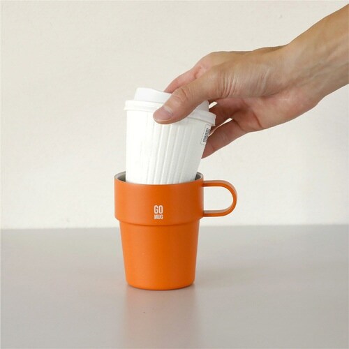 マグカップ 285ml GOMUG オレンジ
