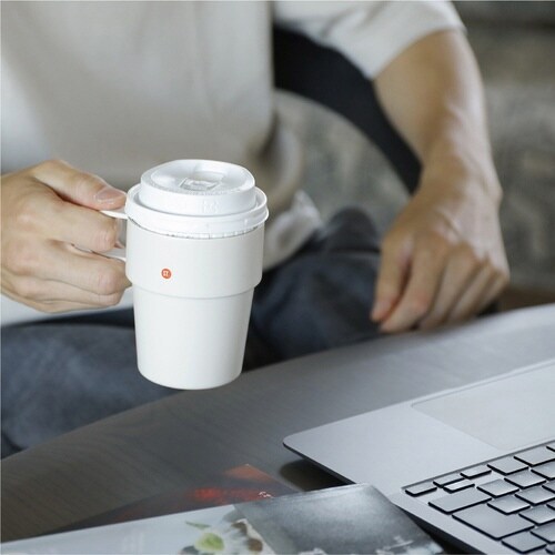 マグカップ 285ml GOMUG アイボリー