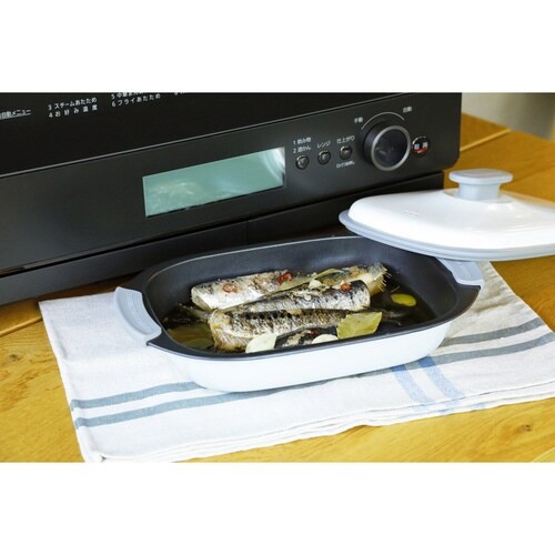 レンジパン 長方形 フタ付き 食洗機対応