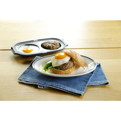目玉焼きレンジパン フタ付き 食洗機対応