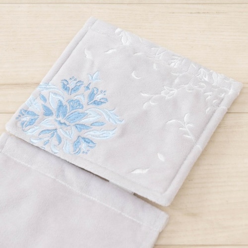 ペーパーホルダーカバー ブルーグレー