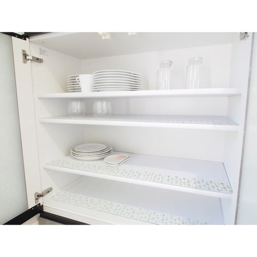 食器棚シート 防虫 30×360cm 花柄ホワイト