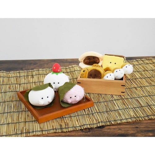 キーホルダー ぬいぐるみ かしわ餅