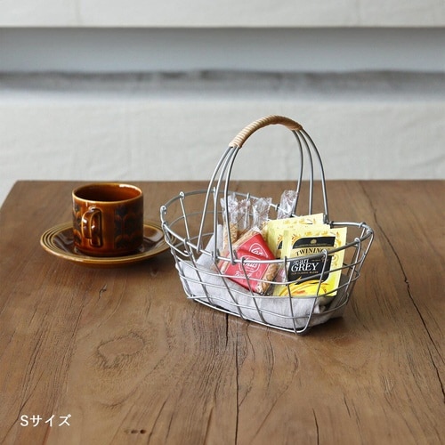 かご デュソール オーバルワンハンドルバスケット