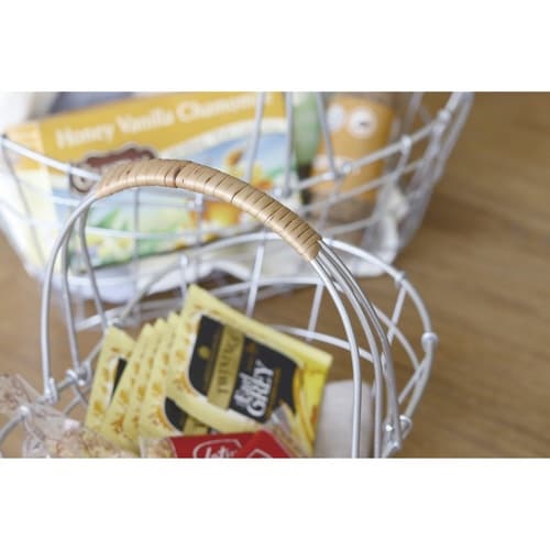 かご デュソール オーバルワンハンドルバスケット