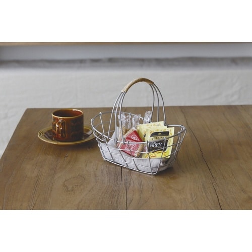 かご デュソール オーバルワンハンドルバスケット