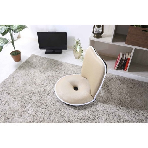 座椅子 1人掛け 幅50cm アイボリー