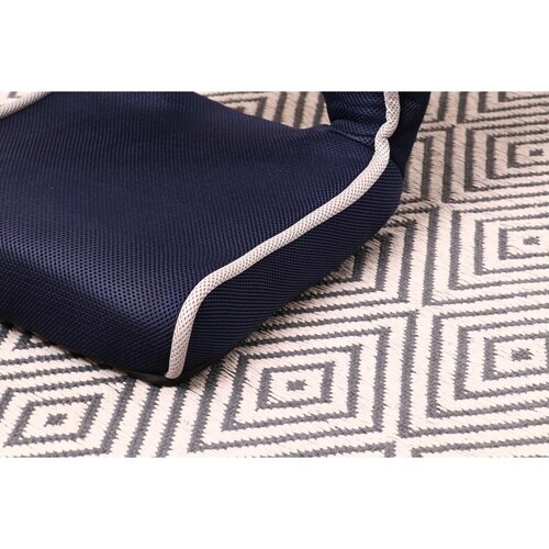 座椅子 1人掛け 折りたたみ 幅40cm ネイビー